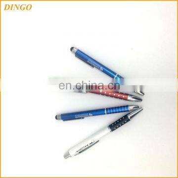 Metallic Colorful Promotional Rubber Tip Touch Stylus Pen