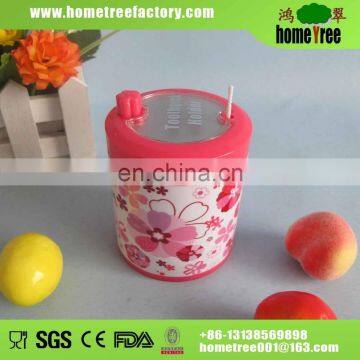 Elegant plastic automatic toothpick holder