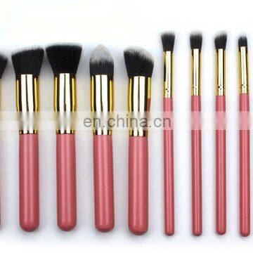 Hot Selling Wholesale 10 Makeup Brush Set Ten Make-up Brush Kit Colour Makeup Tools 5 Big m 5 Small Brush photo-6