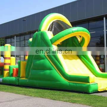 13M inflatable obstacle run and slide into your pool