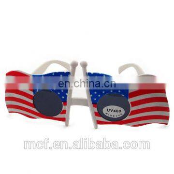 CARNIVAL festival funny crazy party USA flag glasses PG-0005