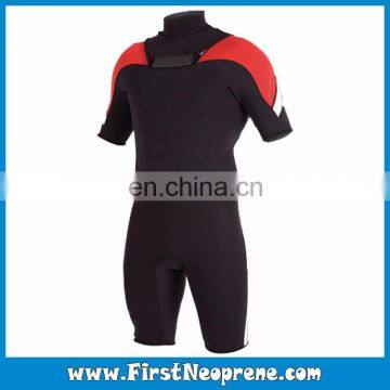 Beach Surfing 2/3MM Premium Neoprene CR Men Short Sleeve Adult Shorty Wetsuit