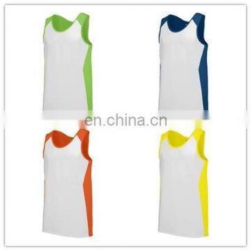 sublimation custom made mma sports vests / fitness wear