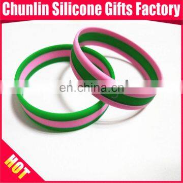 Hot Selling Blank Layers Silicone Slap Bracelets photo-2
