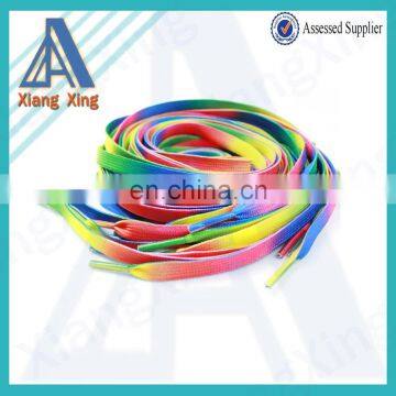 Seven colors Rainbow color high quality shoelaces