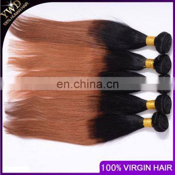 Brazilian Ombre Silky Straight Wave Hair 1b/30 Brazilian Virgin Human Hair Body Weave Brazilian Wavy Hair photo-6