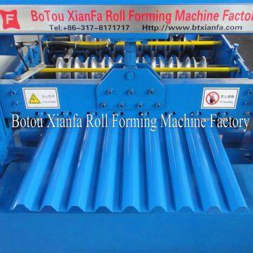 Станок для производства гофрированных металлических кровельных панелей по технологии ЧПУ photo-3