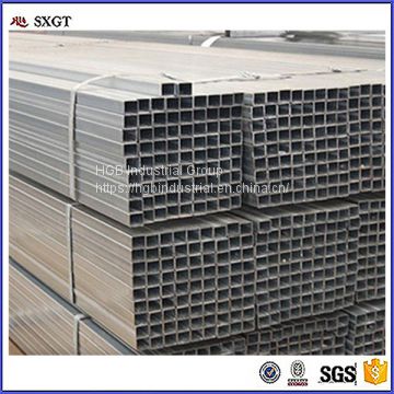 Tangshan black and galvanized weld 80×80 steel square tube