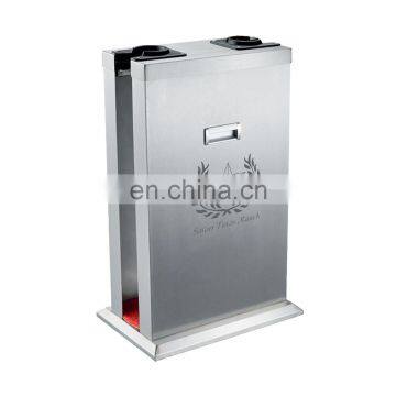 Double head automatic wet umbrella wrapping machine for hotel