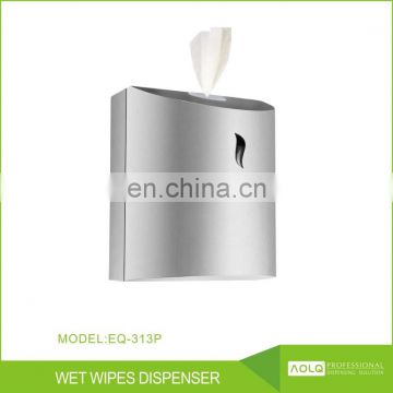 Wall Mounted Stainless Steel Center Pull Wet Wipes Dispenser