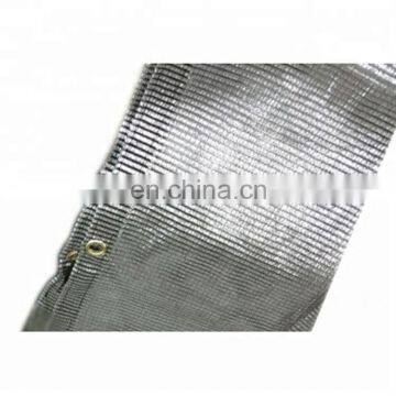 Agricultural cool greenhouse used aluminum shade mesh reflective heat control shade cloth