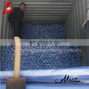 200gsm blue color 2*50m waterproof pvc tarpaulin for cover