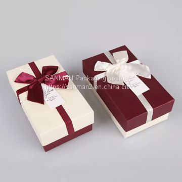 Manufacturer luxury gift box logo large packaging box