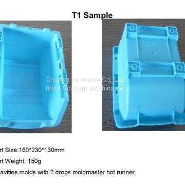 Electronic Precision Plastic Enclosure, Plastic Cover Molds, Injection Molding Housing