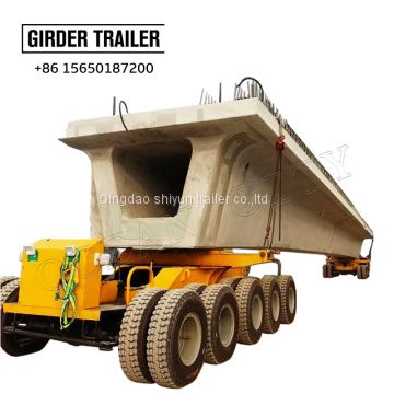 Girder brand 90tons hydraulic building bridge beam modular transporter dolly girder trailer