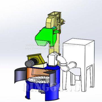 ROTARY TABLE SHOT BLASTING MACHINE