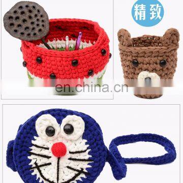 Wuge Manufacturer Cheap Price 100 Polyester Crochet Tshirt Yarn for Knitting photo-5