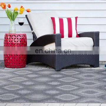 100% PP Carpet Rug,black Modern Outdoor Rug photo-4