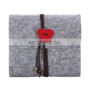 Wholesale Green Felt Simple Design Felt Fabric Book Cover Book Sleeve photo-2