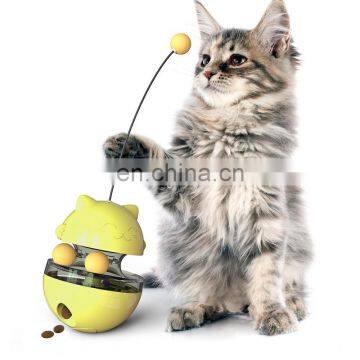 2020 New Pet Cat Fun Toy Pet Feeder Tumbler Cat Shaking Leaking Food Ball Interactive Training Toy photo-2