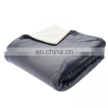 Wholesale sherpa blanket for bedding fleece blanket