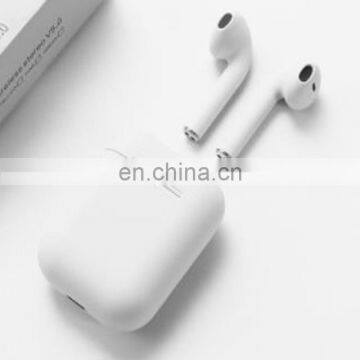 2020 Amazon Hot Sale I12 Maracoon Stereo Bass Music for Mobile IPX4 Mini Type-c Ear Buds Wireless Bluetooth Earphone photo-7