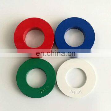 2020 High quality  durable rubber bumper plate competition barbell weight lifting Incremental plates