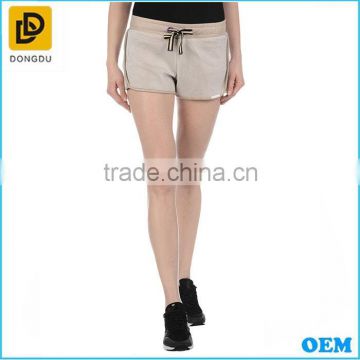 Elastic sprots jersey shorts for women from dongguan supplier