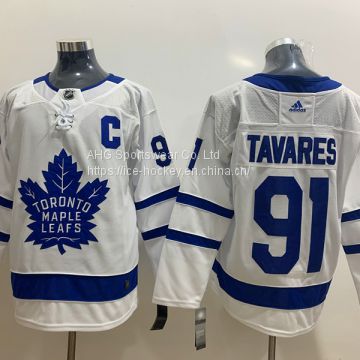 Toronto Maple Leafs #91 Tavares White Jersey