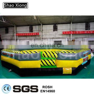 Top Quality PVC Tarpaulin Material Air Trampoline Games Meltdown Inflatable Eliminator Wipeout Challenge Course Game for Sale