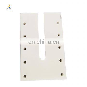 uhmw scraper blade pulp uhmwpe plastic conveyor flight paddle virgin ultra high molecular weight drag conveyor flights