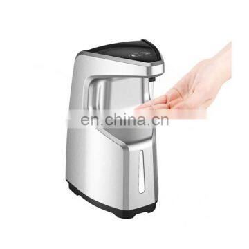 Kitchen Household Plastic Waterproof White 450 ml Plastic Automated Hand soap spray foam liquid gel alcohol sanitizer dispenser