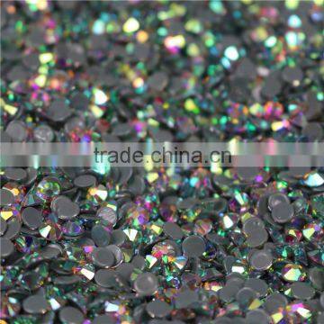Best Quality Wholesale 14 Facets Crystal AB Flatback Hotfix Rhinestone for Bags Clothing Accessories