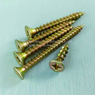 Wood Screws C1022 Steel Furniture Screws Zinc Phil/pozi/Torx /quare Recess Screw