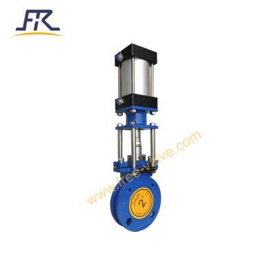 2 Inch Pneumatic Ceramic Lined Knife Gate Valve photo-4