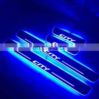 Led Door Sill Plate Strip Welcome Light Pathway Accessories for honda dynamic sequential style