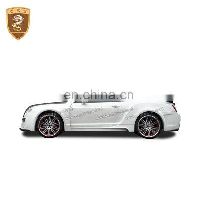 Bently GTR Car ASI Style Fiber Glass Side Skirts Fenders Hood Spoiler Rear Front Bumper Wide Body Kits