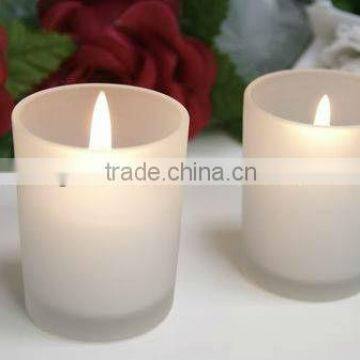 Promotional votive frosted cheap candle holders wholesale for wedding or home/table decoration