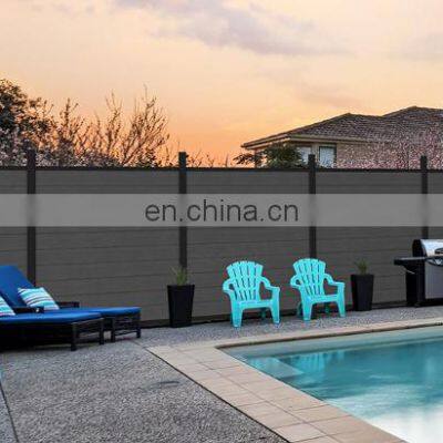 Waterproof WPC Fence Anti UV Wood Plastic Composite Fencing Garden Use Garden Fence in Good Price
