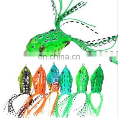 Fishing Lures Frog Topwater Soft Booby Trap Frog 15 g / 6 cm Snakehead Fish Bait False Bait Bionic Bait Wobblers Fishing Gear