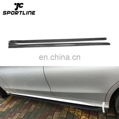 Car Carbon Fiber Side Skirt for Mercedes W205 Sport Only