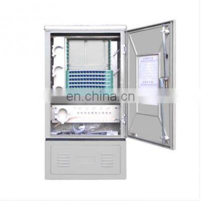 Outdoor Floor-Standing 96 Core Optical Fiber Cross Connection Cabinet