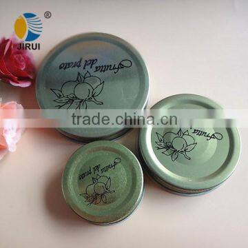 golden screw cap with printing pictures
