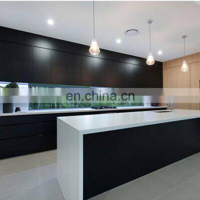 Hot Selling High Gloss Lacquer Kitchen Cupboard Kitchen Cabinet Wood Kitchen In Prefab House