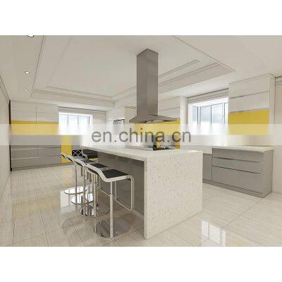 China cheap price contemporary PVC acrylic kitchen cabinet designs white lacquer kitchen cabinet modern kitchen cupboard