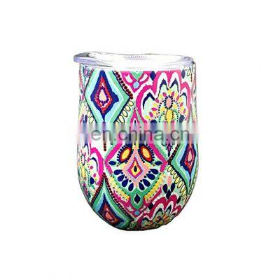 12 OZ Sublimation Stainless Steel Stemless Egg Wine Tumbler