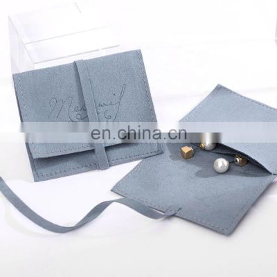 PandaSew Luxury Custom Logo Microfiber Gift Pouch for Jewelry