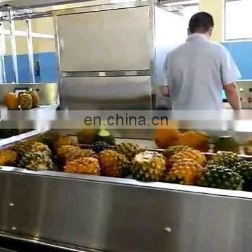 Automatic industrial pineapple fruit juice concentrate juicer pulp jam  processing plant making machine production line