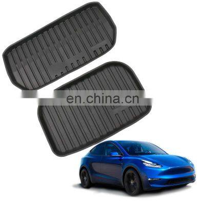 Hot sale Tpe Healthy Material  3D High Side front and rear Trunk Mat For Tesla Model Y