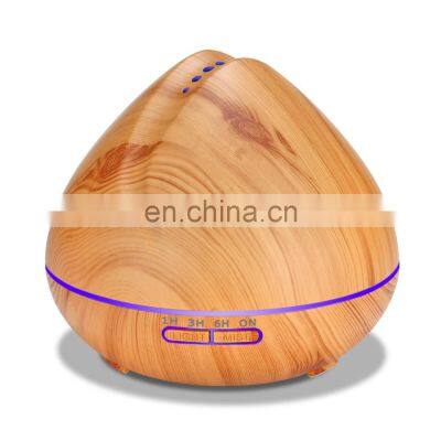 500ML Wholesales Light Wood Grain Commercial Ultrasonic Aroma Diffuser